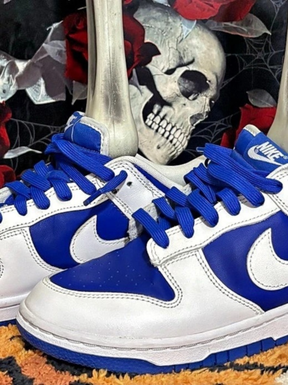 Nike Dunk Low Retro 'Kentucky' Sneakers Blue & White